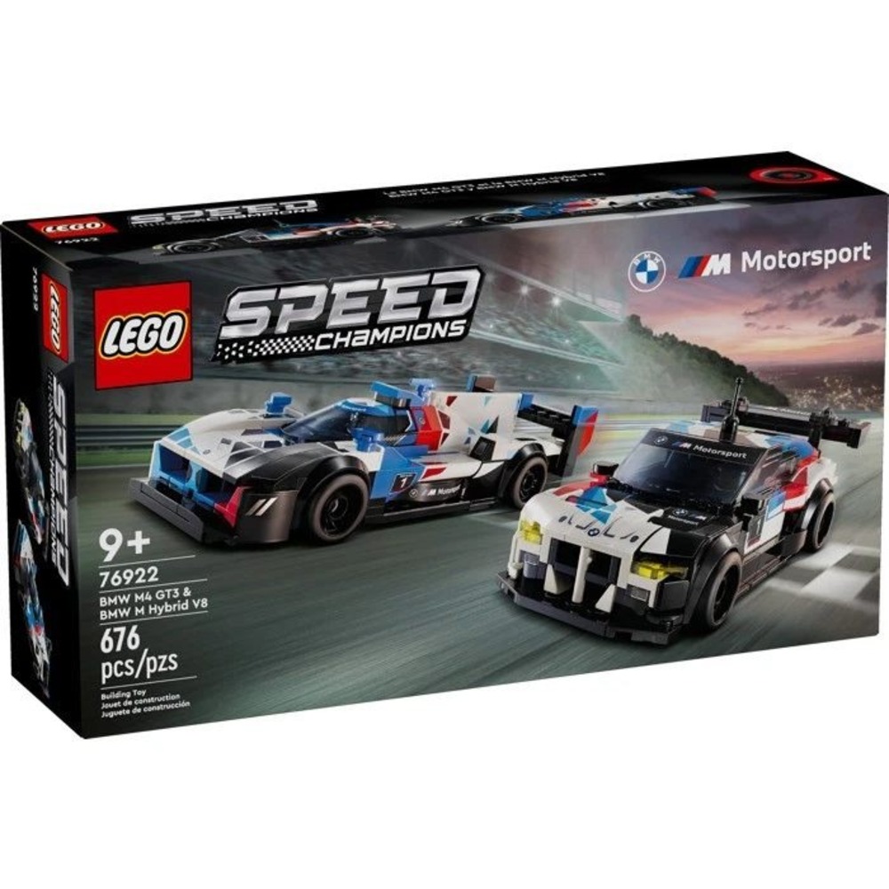 Lego Speed Champions BMW M4 GT3 & BMW M Hybrid Set 76922